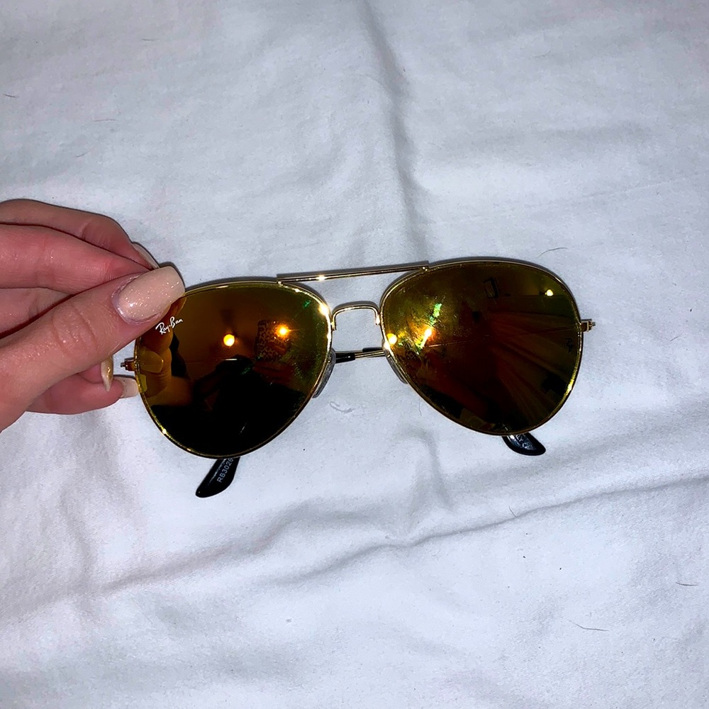 chrome rayban sunglasses (no case)